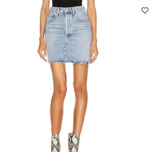 Agolde denim skirt